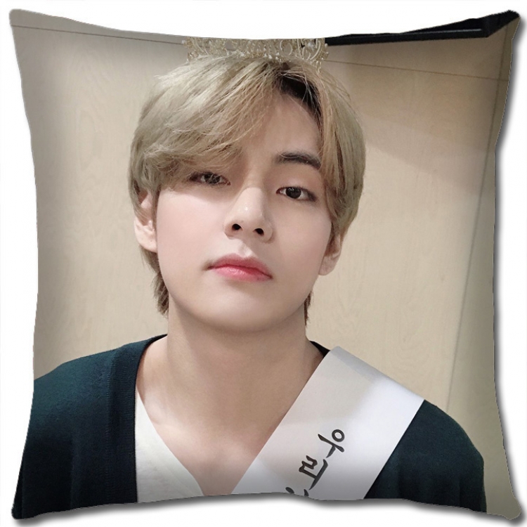 BTS Star group square full-color pillow cushion 45X45CM NO FILLING BS1208