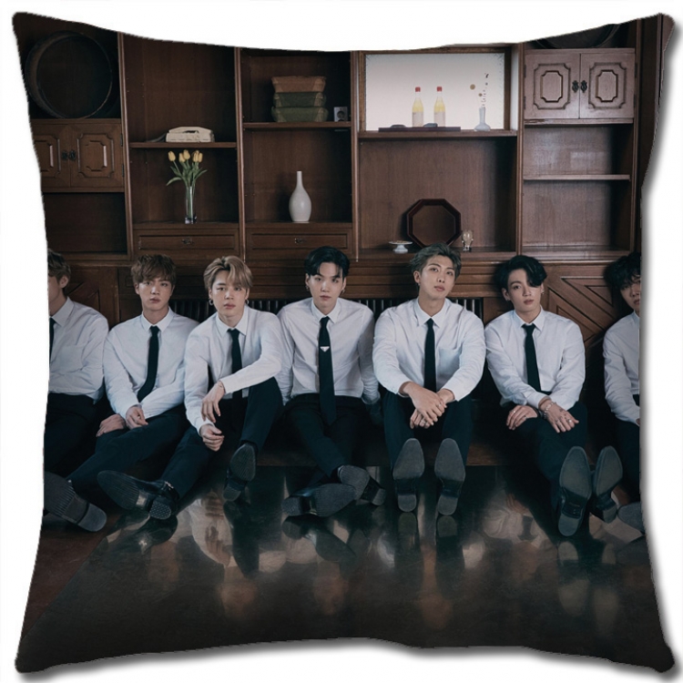 BTS Star group square full-color pillow cushion 45X45CM NO FILLING BS1127