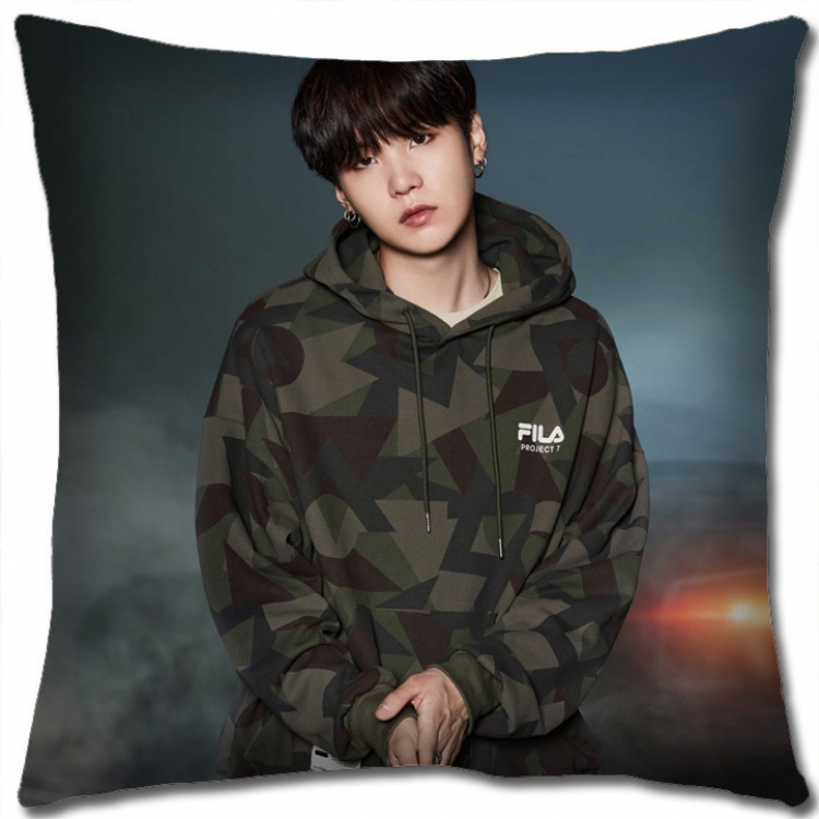 BTS Star group square full-color pillow cushion 45X45CM NO FILLING BS1176