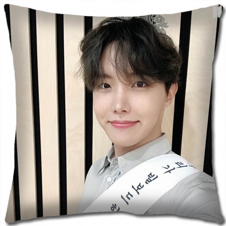 BTS Star group square full-color pillow cushion 45X45CM NO FILLING BS1202