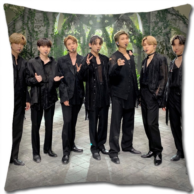 BTS Star group square full-color pillow cushion 45X45CM NO FILLING BS1236