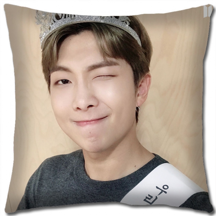 BTS Star group square full-color pillow cushion 45X45CM NO FILLING BS1203