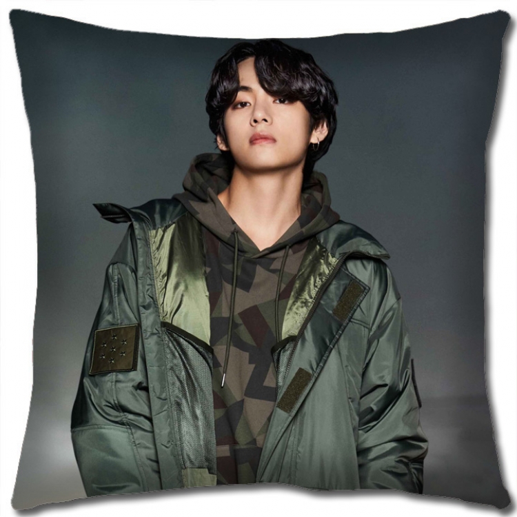 BTS Star group square full-color pillow cushion 45X45CM NO FILLING BS1240