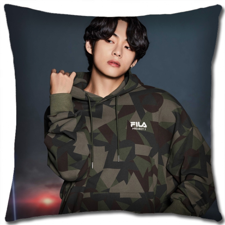 BTS Star group square full-color pillow cushion 45X45CM NO FILLING BS1166