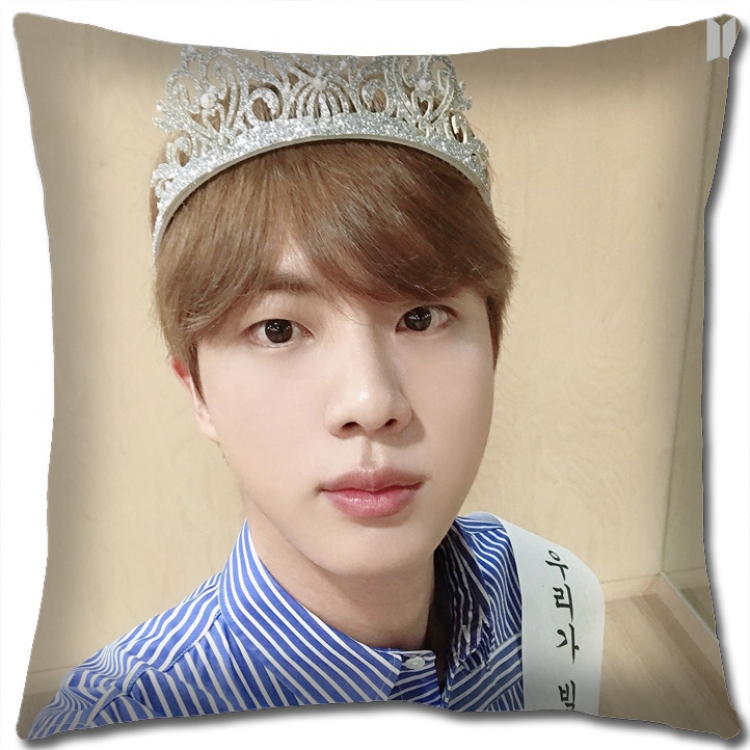 BTS Star group square full-color pillow cushion 45X45CM NO FILLING BS1204