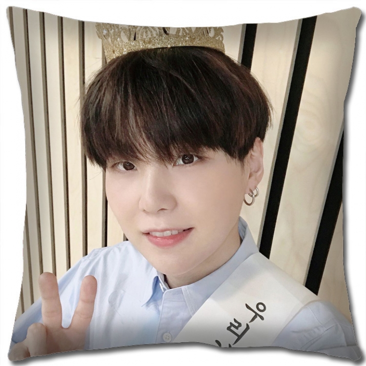 BTS Star group square full-color pillow cushion 45X45CM NO FILLING BS1180