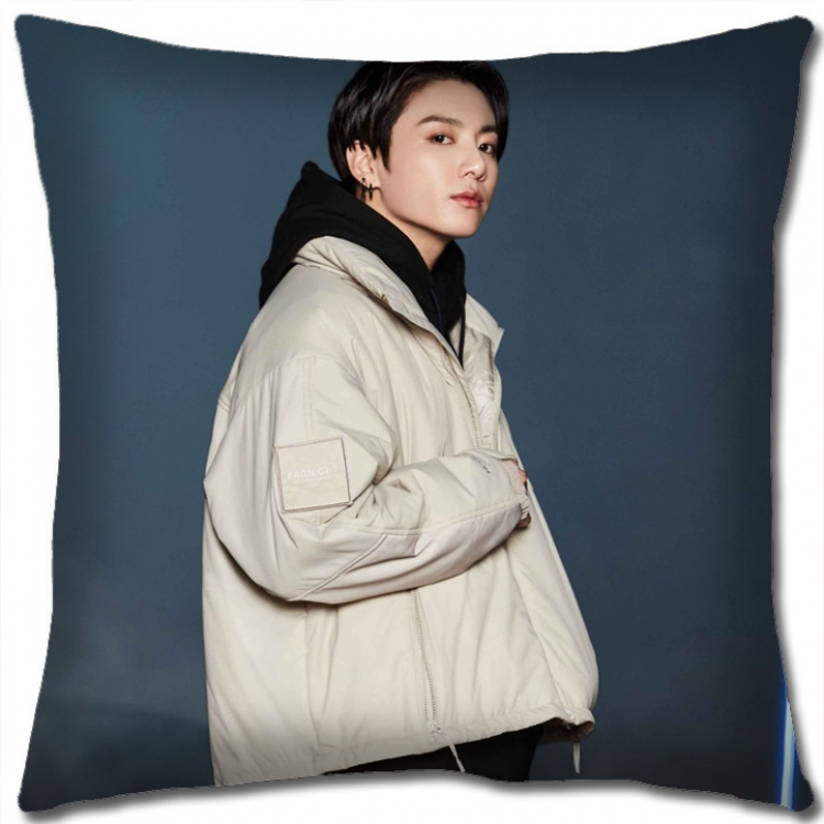 BTS Star group square full-color pillow cushion 45X45CM NO FILLING BS1173