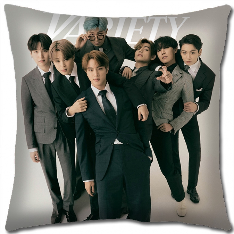 BTS Star group square full-color pillow cushion 45X45CM NO FILLING BS1220