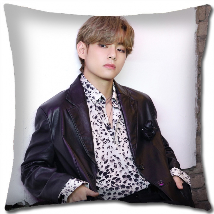 BTS Star group square full-color pillow cushion 45X45CM NO FILLING BS1145