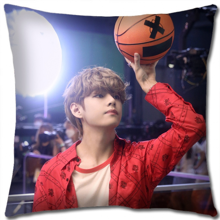 BTS Star group square full-color pillow cushion 45X45CM NO FILLING BS1100