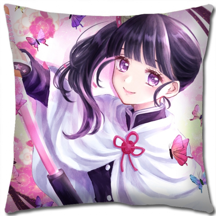 Demon Slayer Kimets Anime square full-color pillow cushion 45X45CM NO FILLING G4381