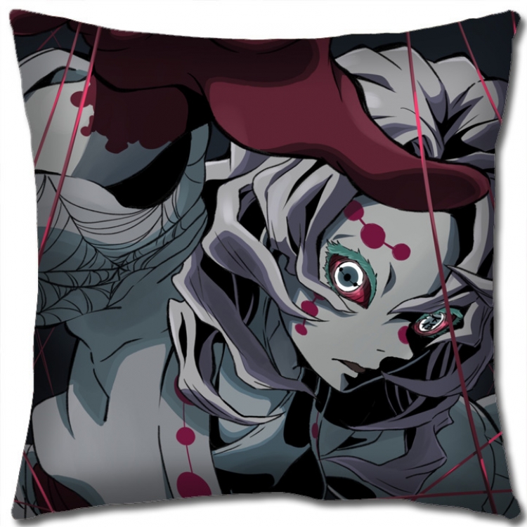 Demon Slayer Kimets Anime square full-color pillow cushion 45X45CM NO FILLING G4377