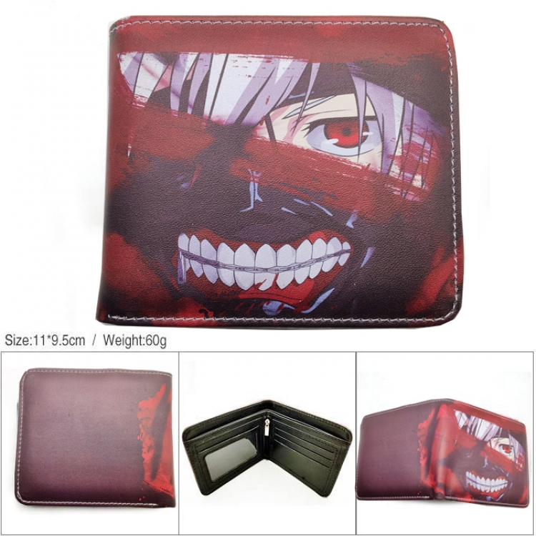 Tokyo Ghoul two fold  Short wallet 11X9.5CM 60G HK724