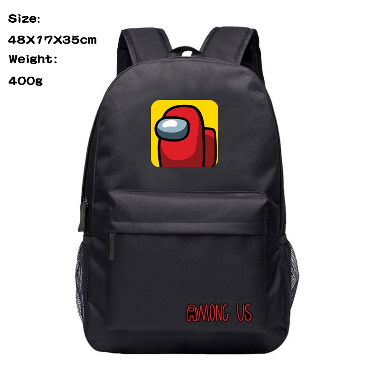 Among Us Anime Canvas Backpack Waterproof School Bag 48X17X35CM 400G Style 8