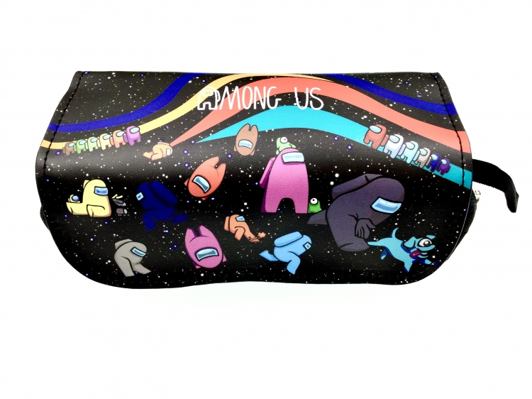 Among Us Double zipper PU pencil Bag 20X10X7.5M 140G 2658