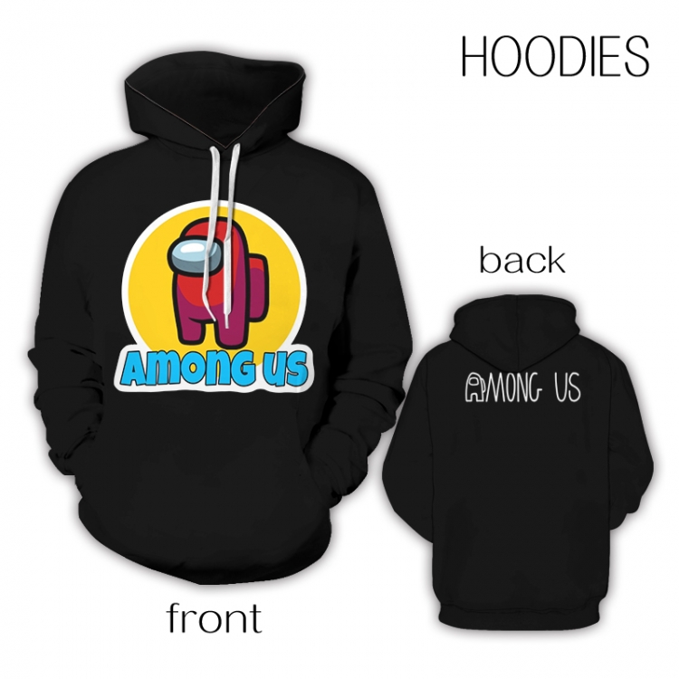 Among Us Game full color zipper hooded sweater M L XL 2XL Style 08