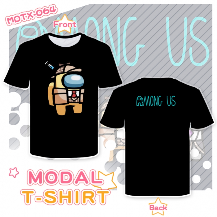 AmongUS Game Round neck modal T-shirt MDTX064