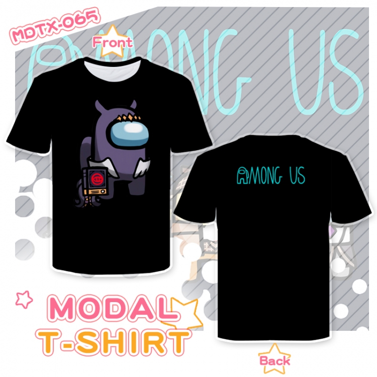 AmongUS Game Round neck modal T-shirt MDTX065