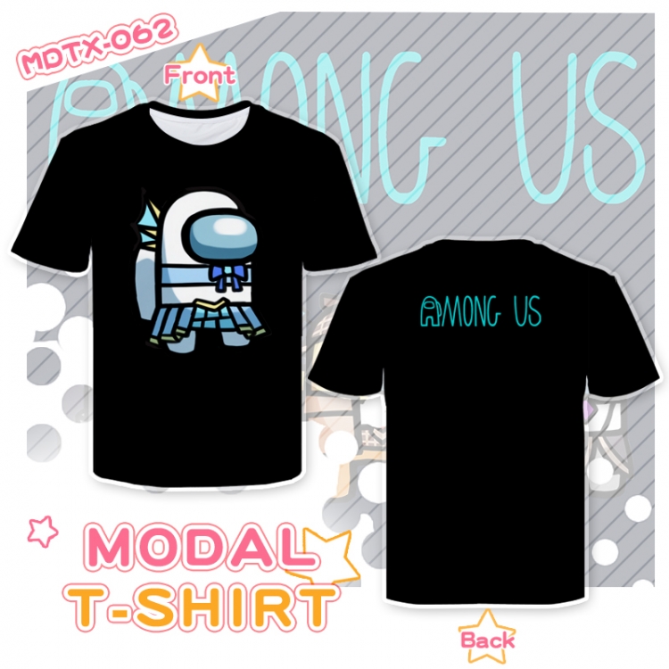 AmongUS Game Round neck modal T-shirt MDTX062