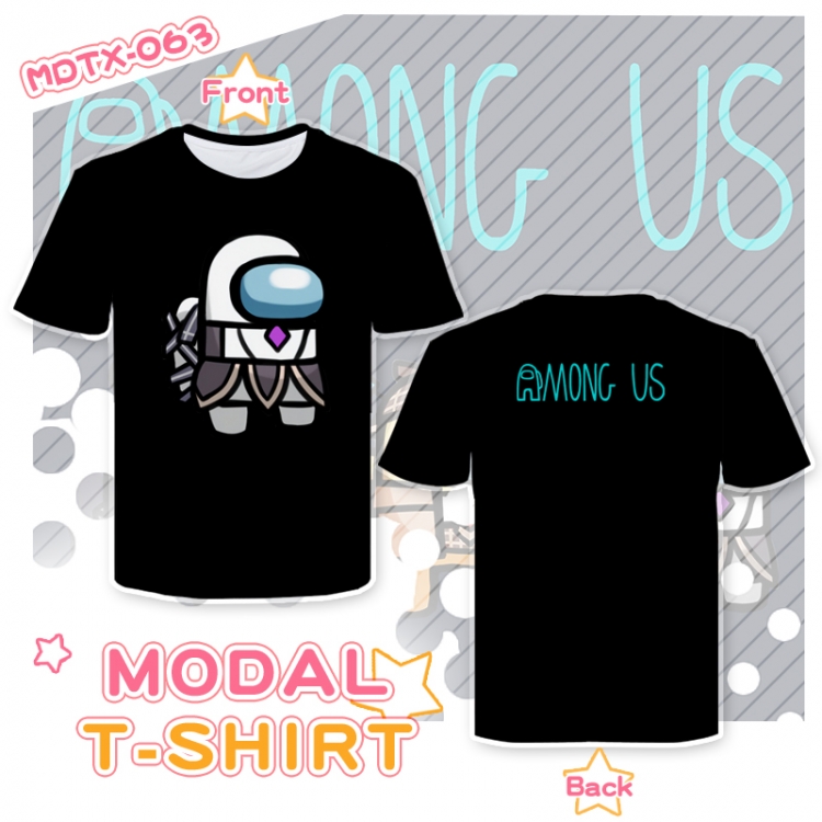 AmongUS Game Round neck modal T-shirt MDTX063