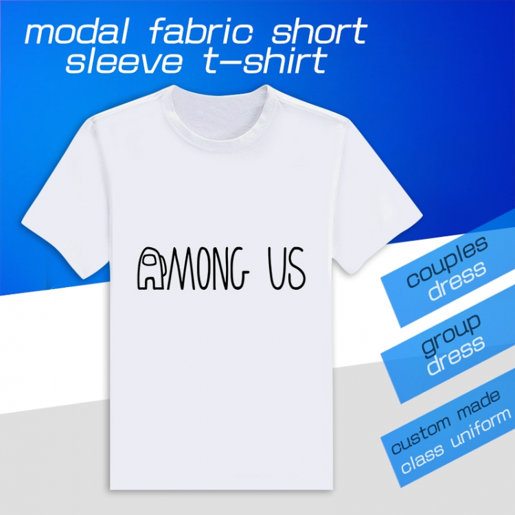 AmongUS Game Round neck modal T-shirt can be customized by single style 13