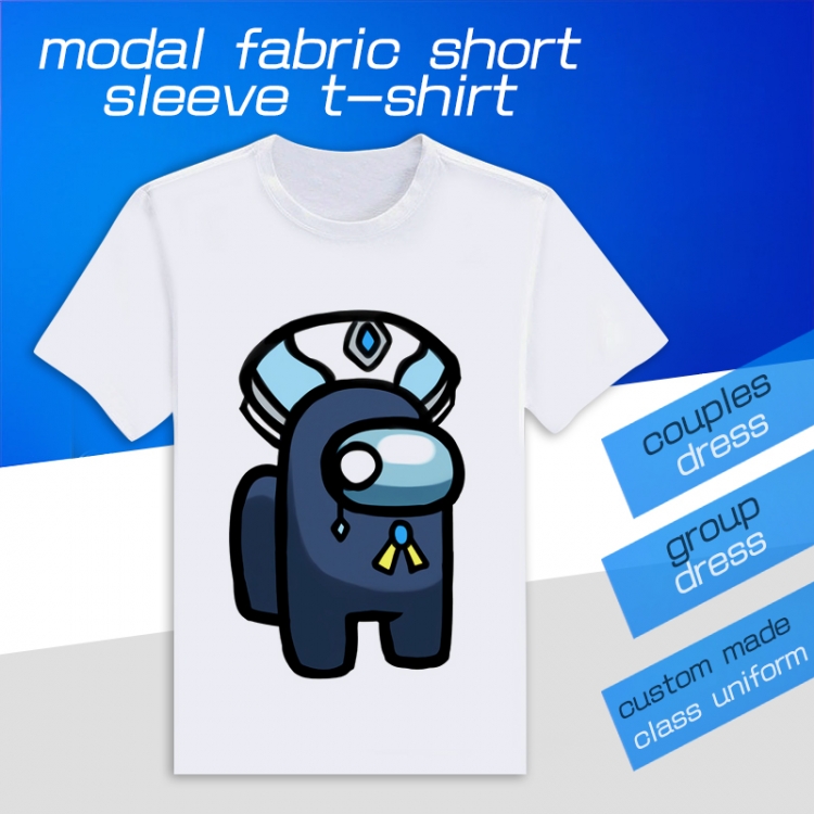 AmongUS Game Round neck modal T-shirt can be customized by single style 10