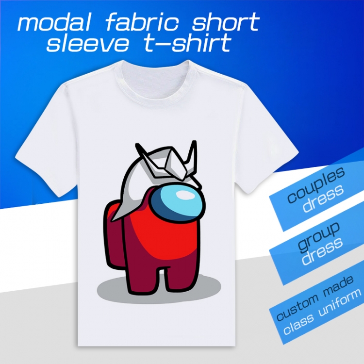 AmongUS Game Round neck modal T-shirt can be customized by single style 03