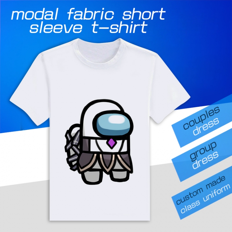 AmongUS Game Round neck modal T-shirt can be customized by single style 09