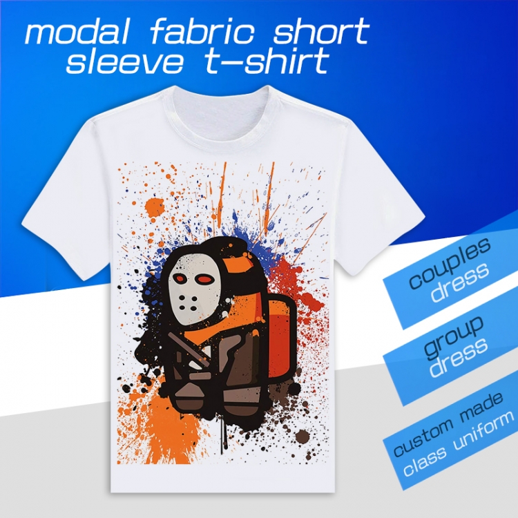 AmongUS Game Round neck modal T-shirt can be customized by single style 16