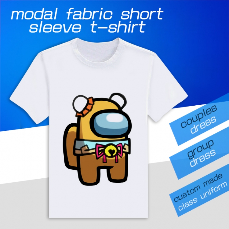 AmongUS Game Round neck modal T-shirt can be customized by single style 06