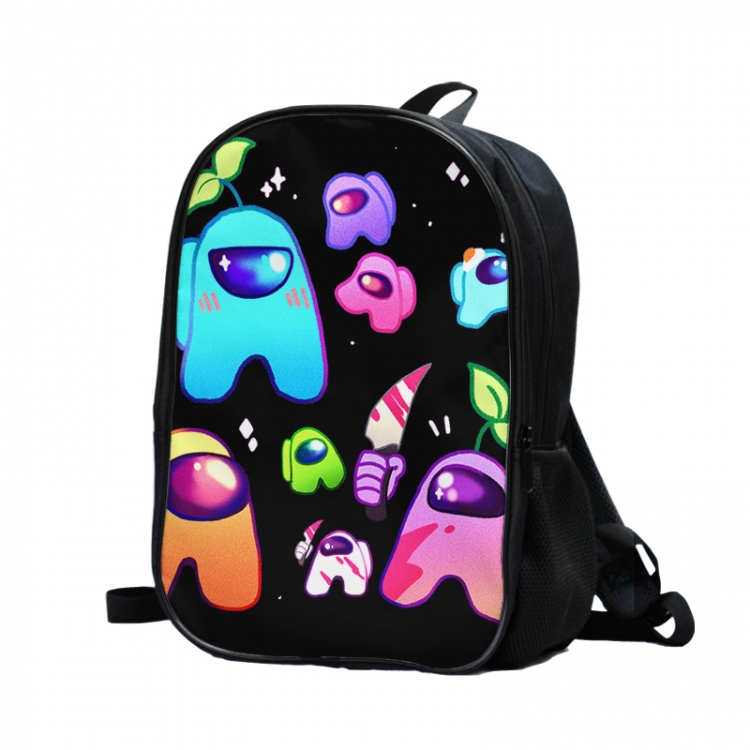 AmongUS Anime backpack student School Bag 44X26X15CM 530G style 3