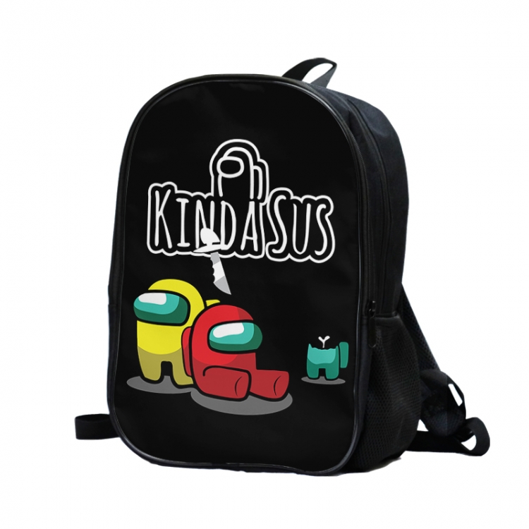AmongUS Anime backpack student School Bag 44X26X15CM 530G style 8