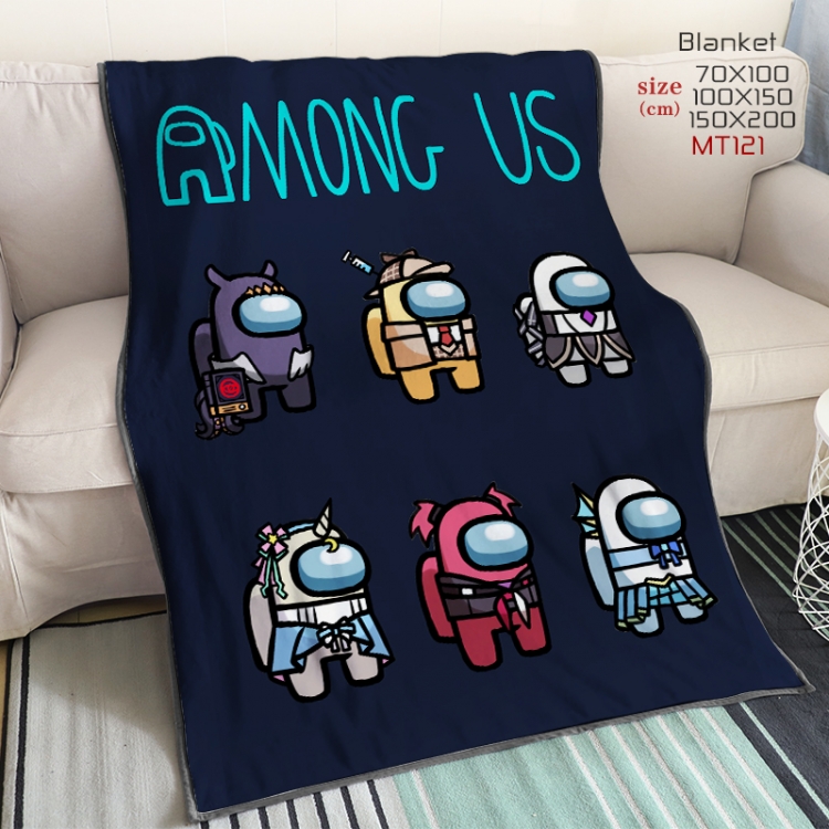 Among US  Anime double-sided printing super large lambskin blanket150X200CM Style 7