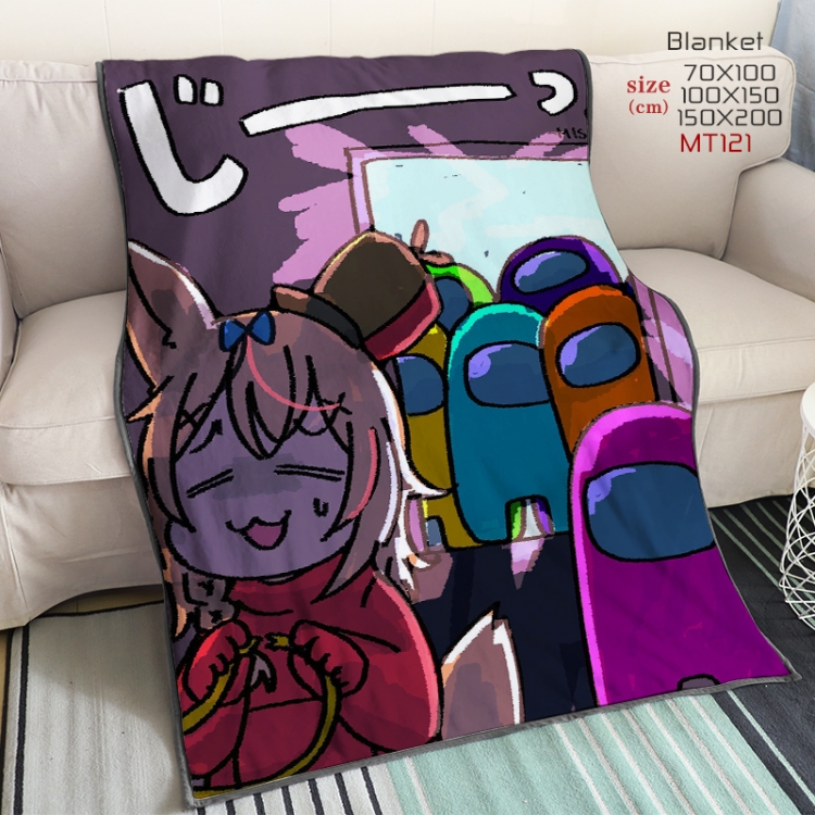 Among US  Anime double-sided printing super large lambskin blanket150X200CM Style 3