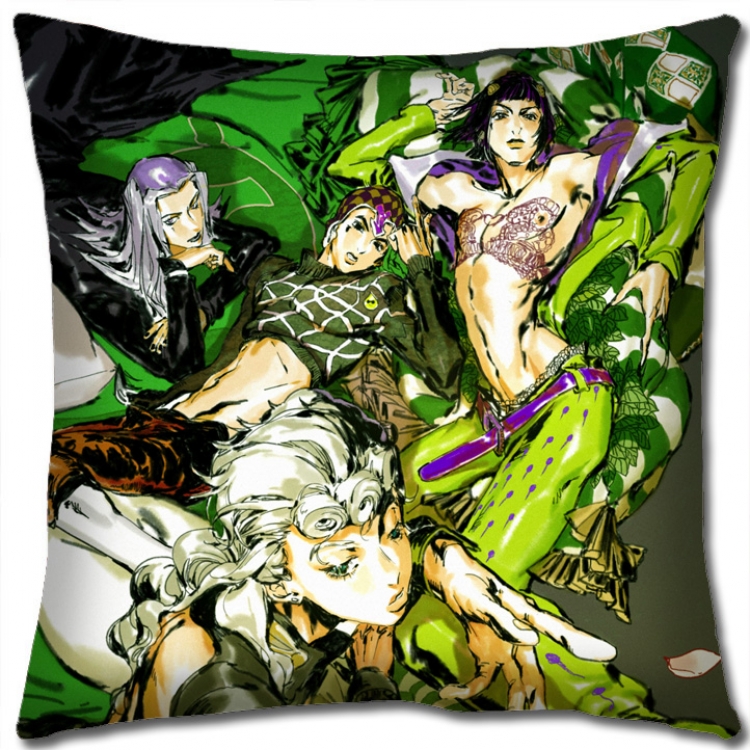 JoJos Bizarre Adventure Anime square full-color pillow cushion 45X45CM NO FILLING J190