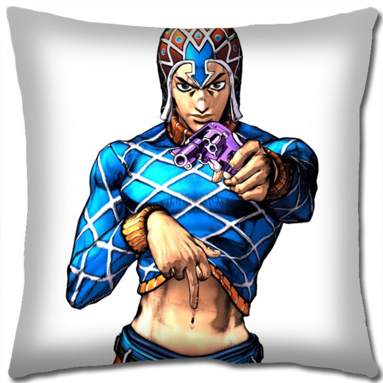 JoJos Bizarre Adventure Anime square full-color pillow cushion 45X45CM NO FILLING J1123