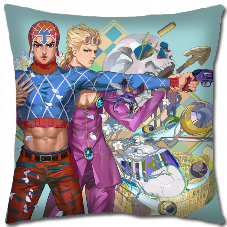 JoJos Bizarre Adventure Anime square full-color pillow cushion 45X45CM NO FILLING J178