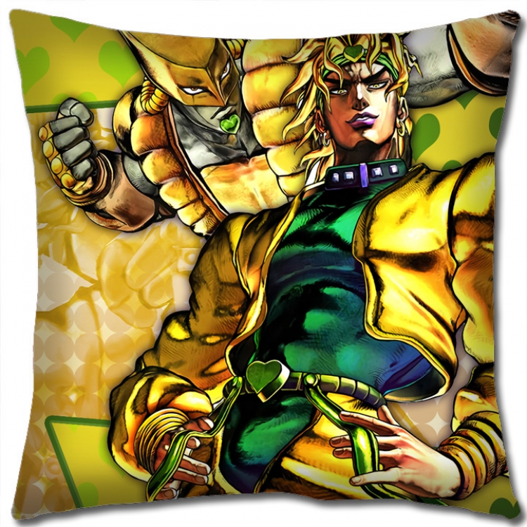 JoJos Bizarre Adventure Anime square full-color pillow cushion 45X45CM NO FILLING J155