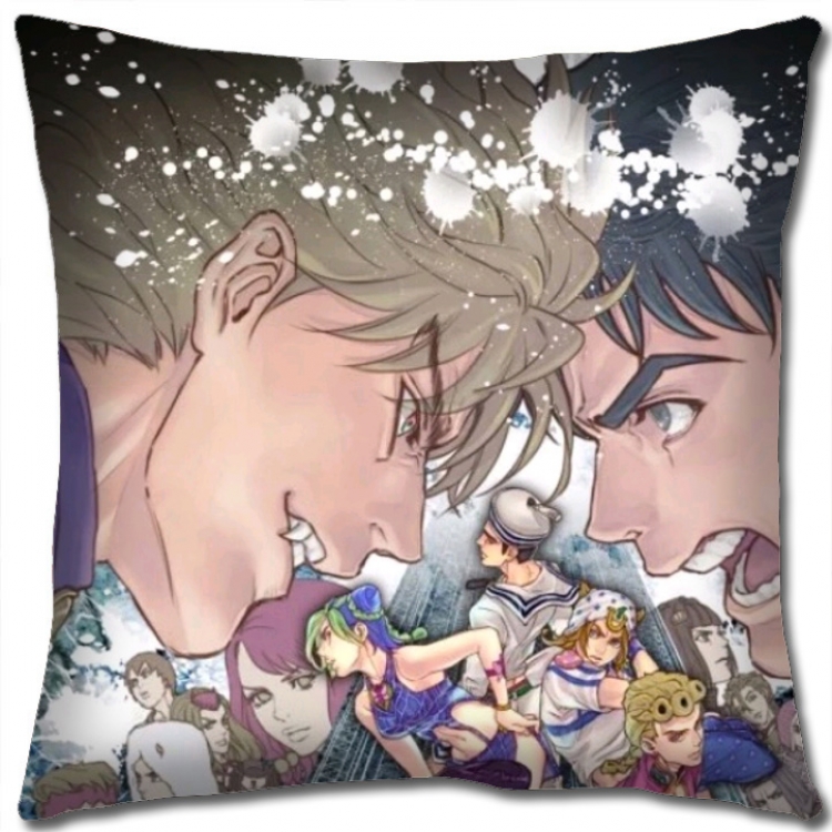 JoJos Bizarre Adventure Anime square full-color pillow cushion 45X45CM NO FILLING J195