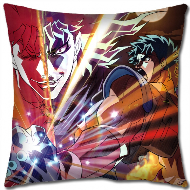 JoJos Bizarre Adventure Anime square full-color pillow cushion 45X45CM NO FILLING J173