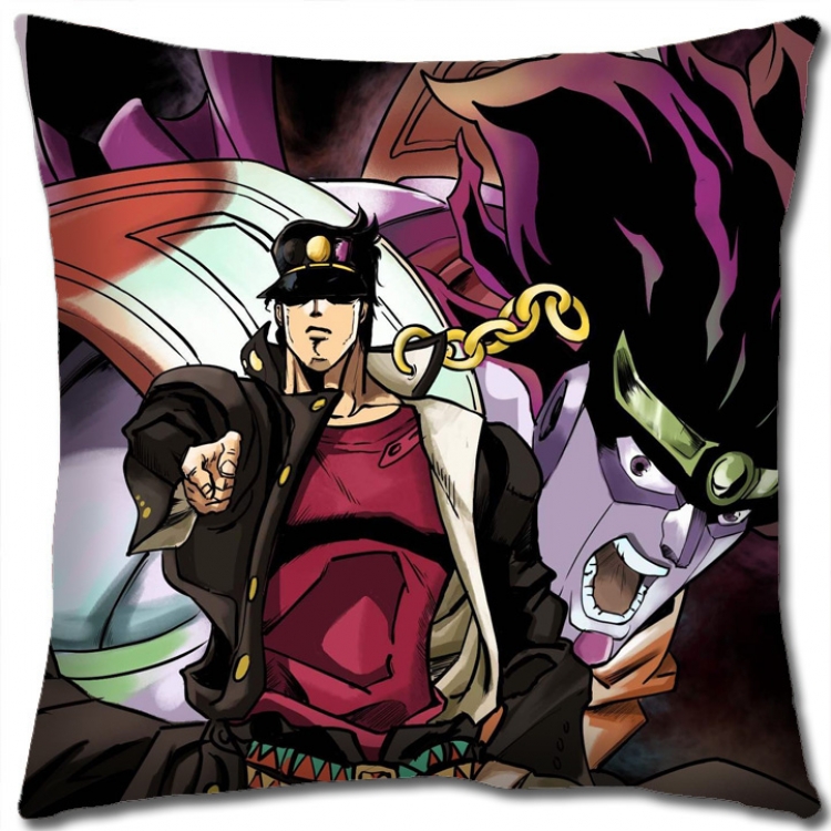 JoJos Bizarre Adventure Anime square full-color pillow cushion 45X45CM NO FILLING J114