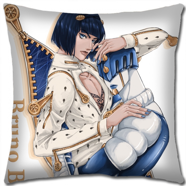 JoJos Bizarre Adventure Anime square full-color pillow cushion 45X45CM NO FILLING J1131