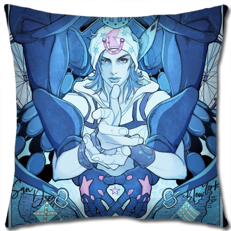 JoJos Bizarre Adventure Anime square full-color pillow cushion 45X45CM NO FILLING J1138