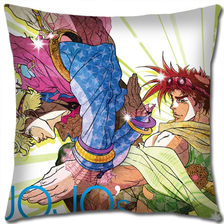 JoJos Bizarre Adventure Anime square full-color pillow cushion 45X45CM NO FILLING J1146