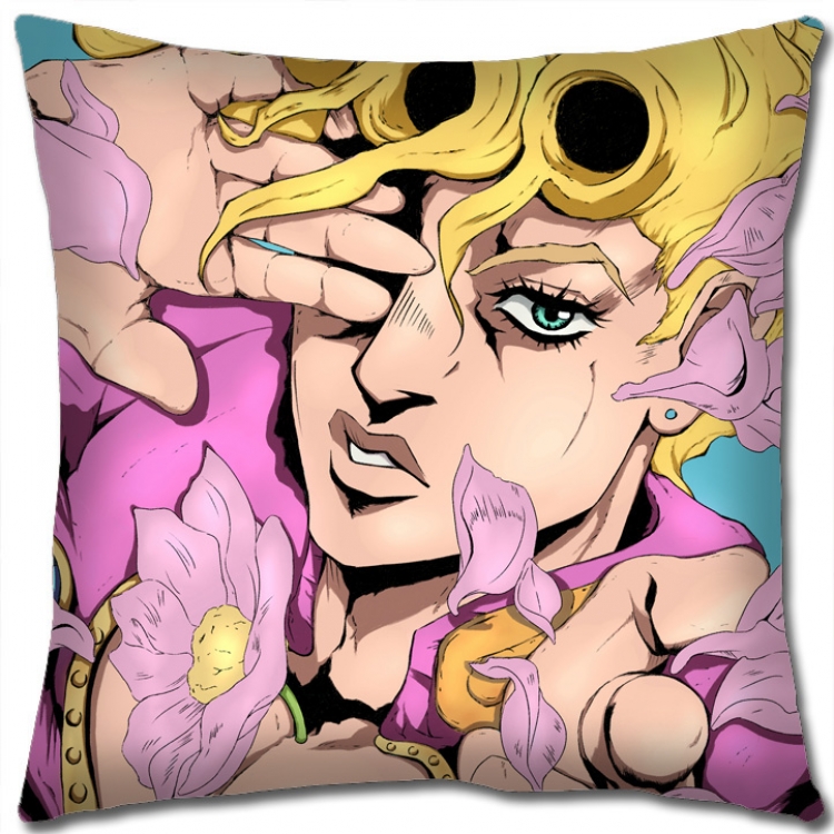 JoJos Bizarre Adventure Anime square full-color pillow cushion 45X45CM NO FILLING J1106