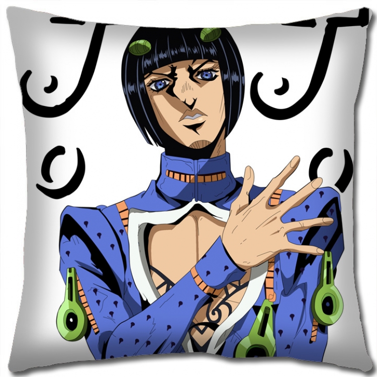 JoJos Bizarre Adventure Anime square full-color pillow cushion 45X45CM NO FILLING J1126
