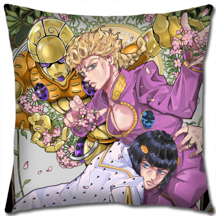 JoJos Bizarre Adventure Anime square full-color pillow cushion 45X45CM NO FILLING J1114