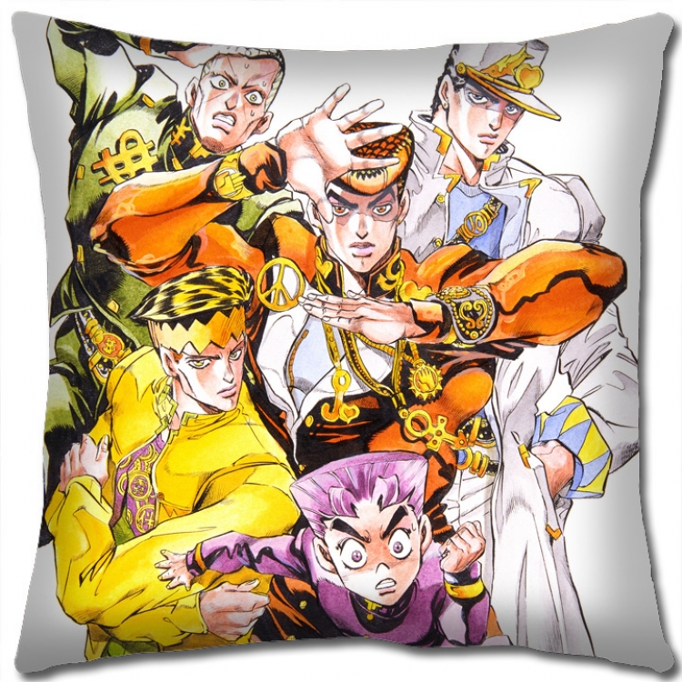 JoJos Bizarre Adventure Anime square full-color pillow cushion 45X45CM NO FILLING J182