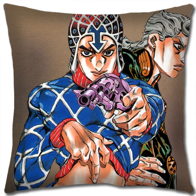 JoJos Bizarre Adventure Anime square full-color pillow cushion 45X45CM NO FILLING J163