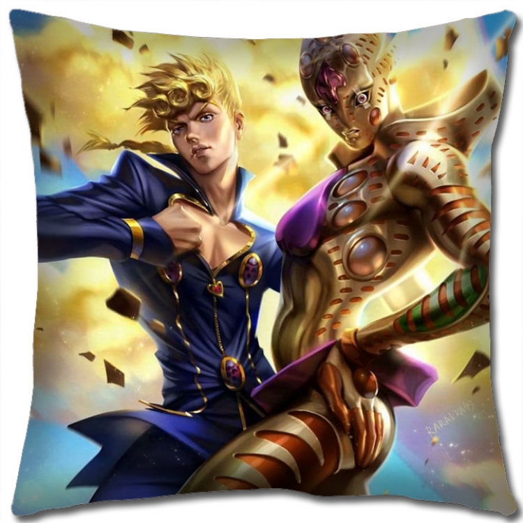 JoJos Bizarre Adventure Anime square full-color pillow cushion 45X45CM NO FILLING J1111